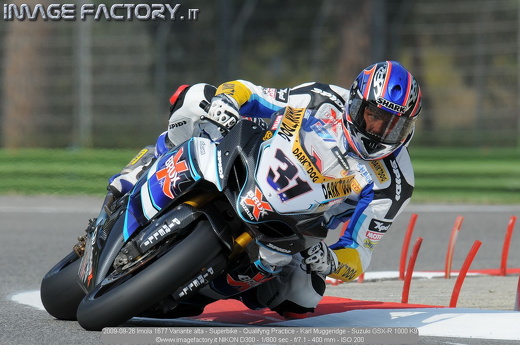 2009-09-26 Imola 1677 Variante alta - Superbike - Qualifyng Practice - Karl Muggeridge - Suzuki GSX-R 1000 K9